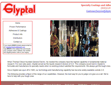 Tablet Screenshot of glyptal.com